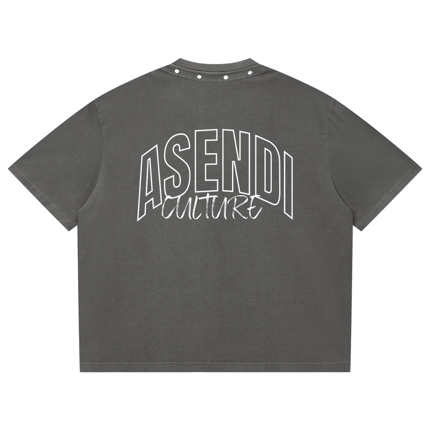 Washed Boxy Studded T-Shirt