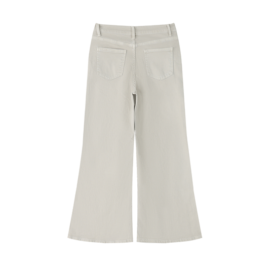 Vintage Wash Flared Leg Jeans