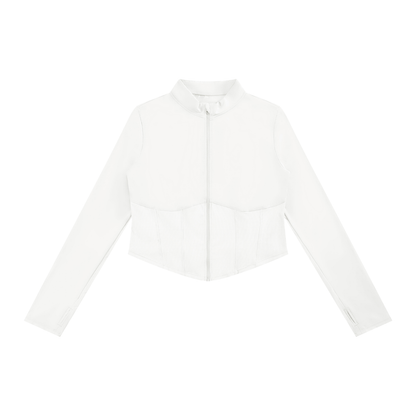 Slim Fit Full-Zip Yoga Jacket