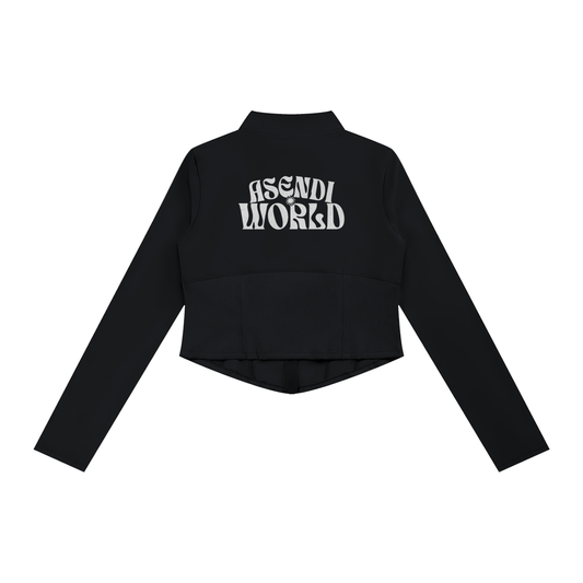 Slim Fit Full-Zip Yoga Jacket