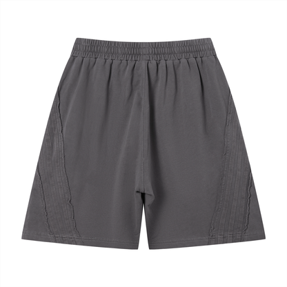 Vintage Wash Raw Edge Shorts