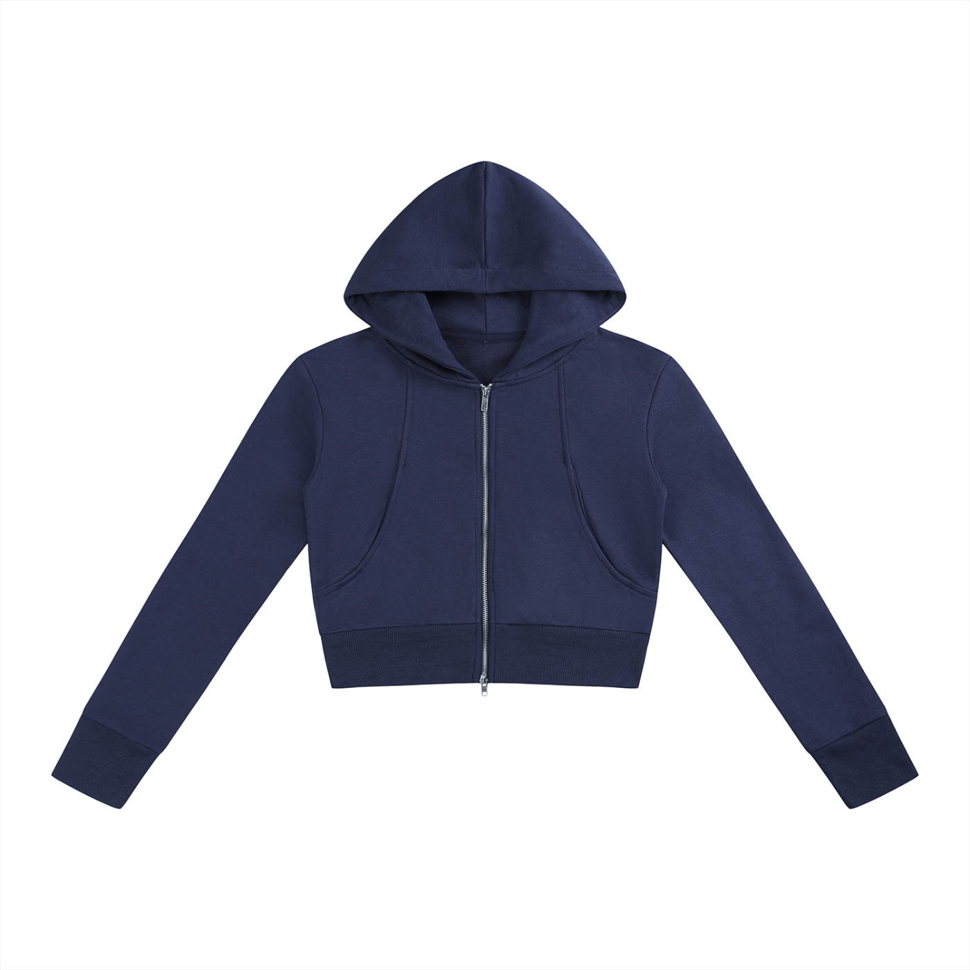 Women’s Slim Crop Full Zip Hoodie
