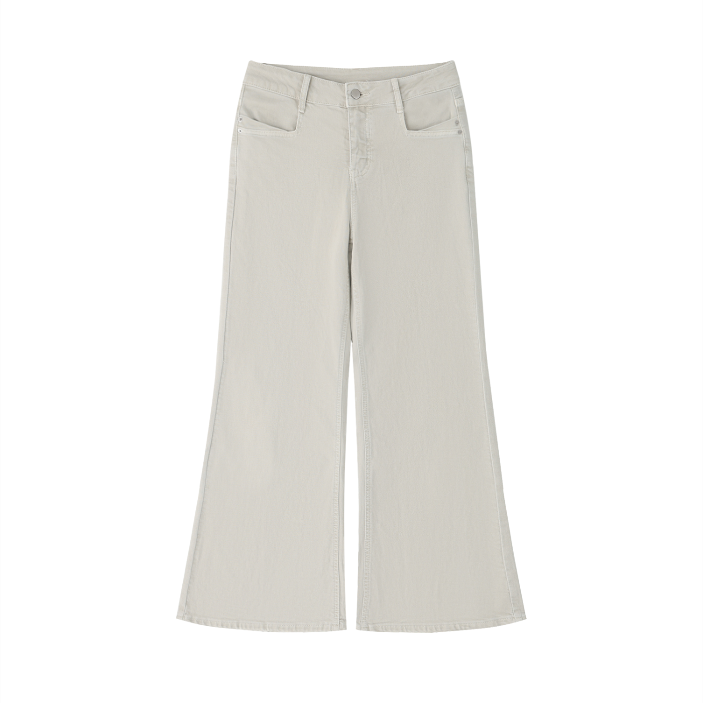 Vintage Wash Flared Leg Jeans