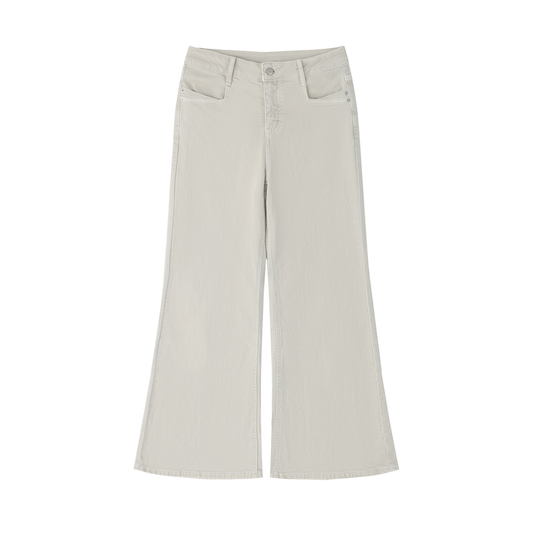 Vintage Wash Flared Leg Jeans