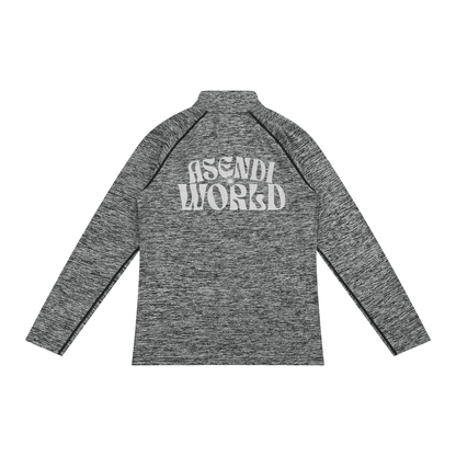 Men's Quarter-Zip Performance Long Sleeve T-Shirt