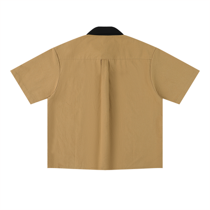Color Block Short Sleeve Shirt