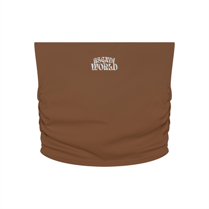 Ruched Cropped Yoga Tube Top