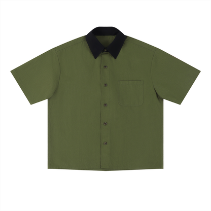 Color Block Short Sleeve Shirt