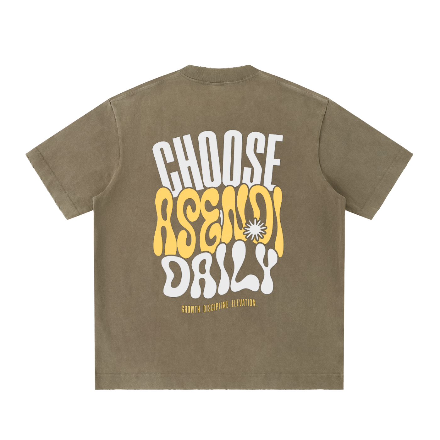 Heavyweight Vintage Washed Frayed T-Shirt