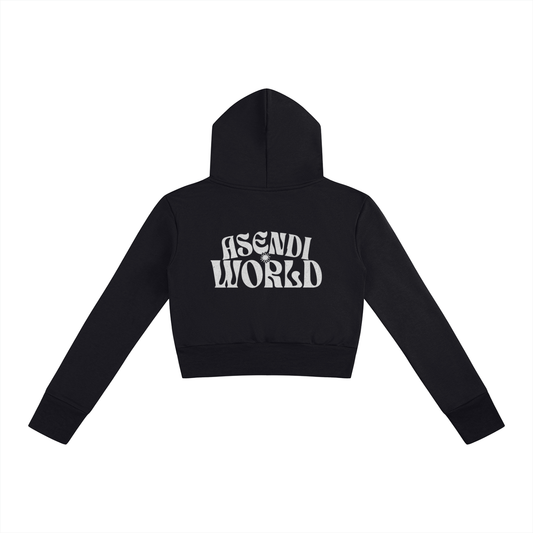 Women’s Slim Crop Full Zip Hoodie