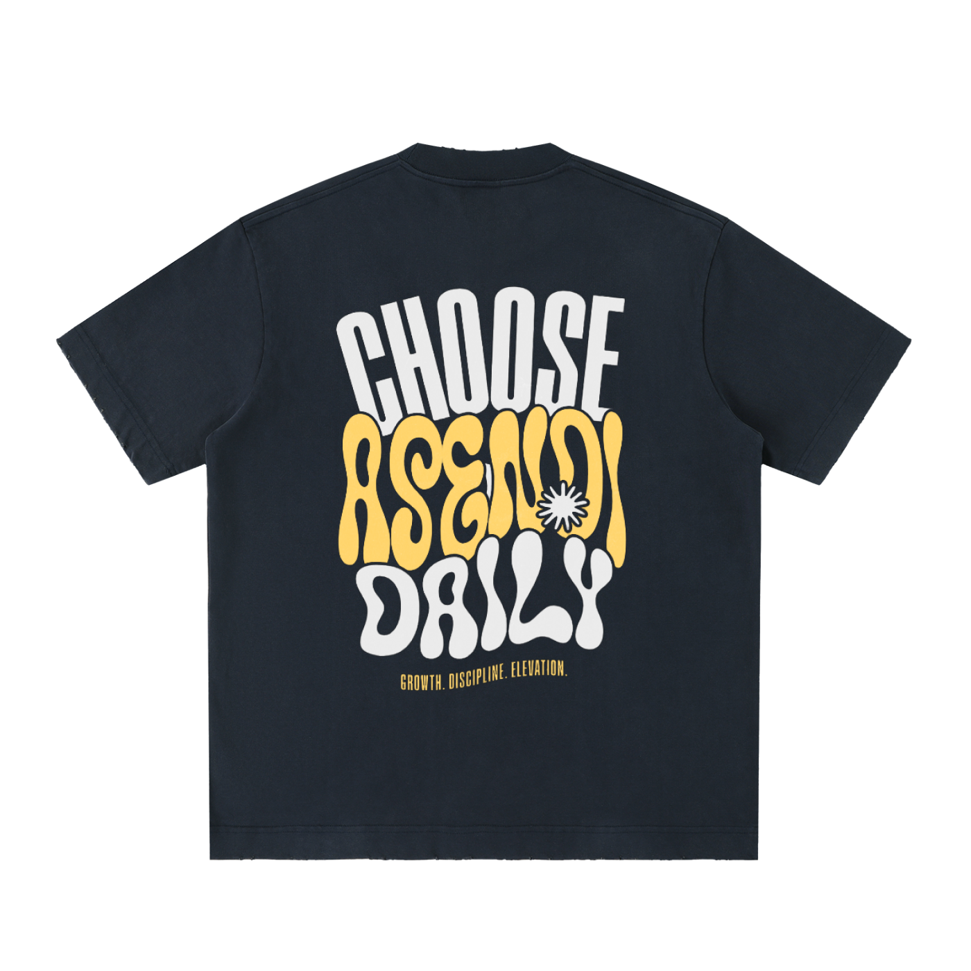Heavyweight Vintage Washed Frayed T-Shirt