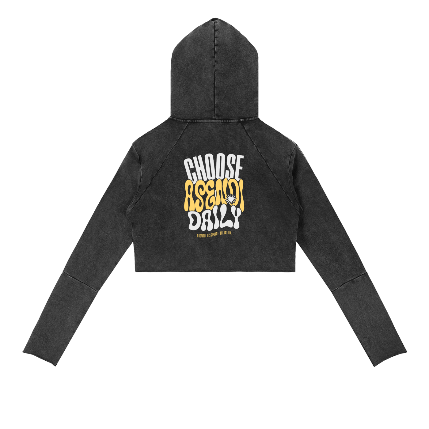 Women's Vintage Washed Raw Edge Hoodie