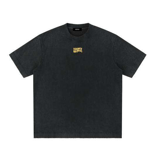 Heavyweight Vintage Washed Frayed T-Shirt