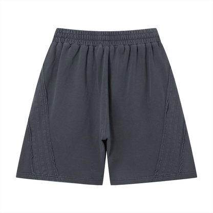 Vintage Wash Raw Edge Shorts