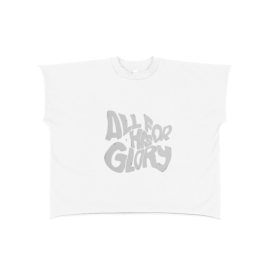 Raw Edge Boxy Non-Shrink T-Shirt