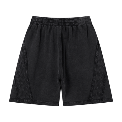 Vintage Wash Raw Edge Shorts