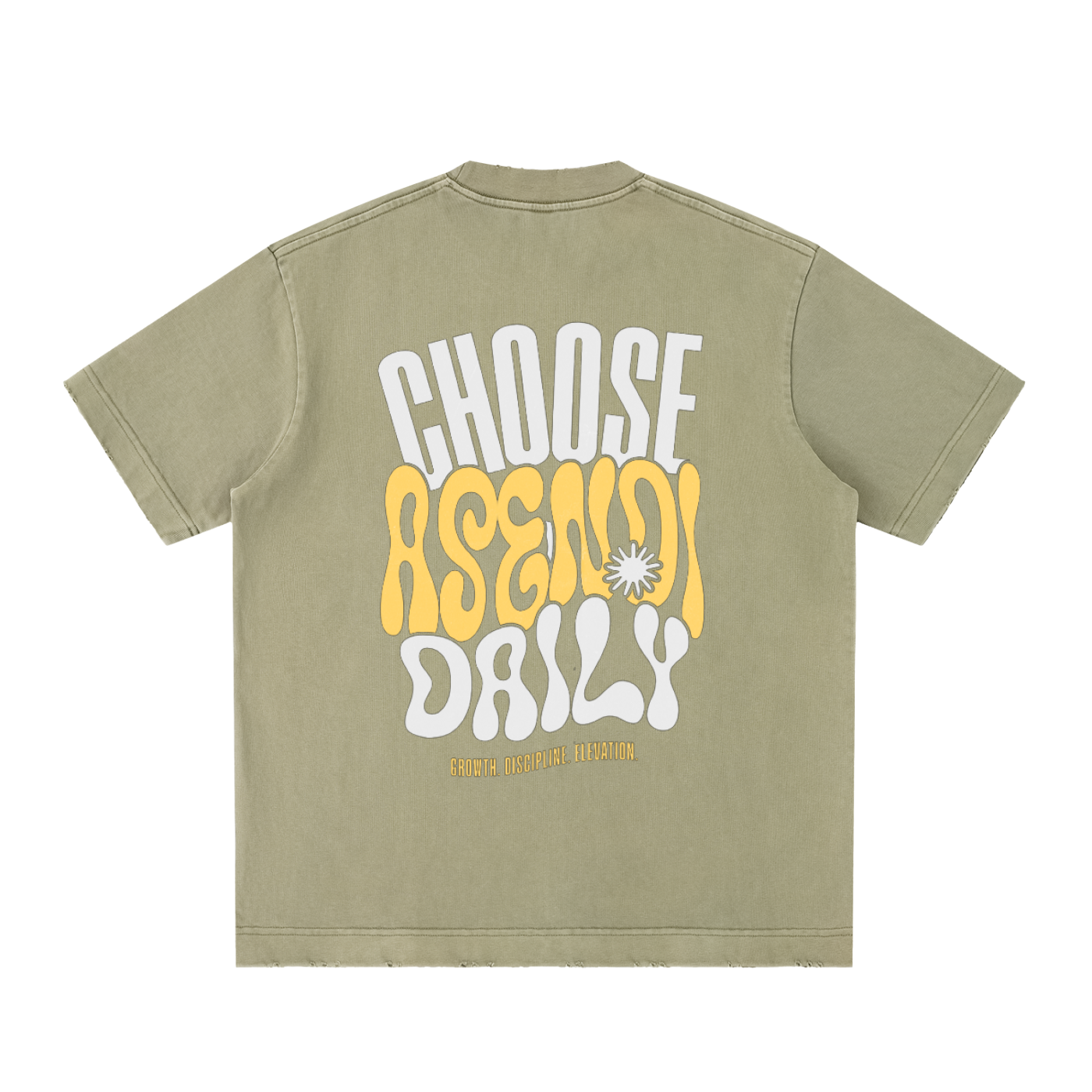 Heavyweight Vintage Washed Frayed T-Shirt