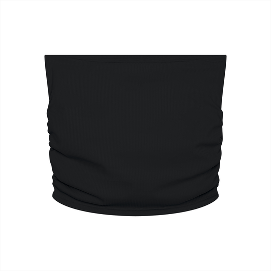Ruched Cropped Yoga Tube Top