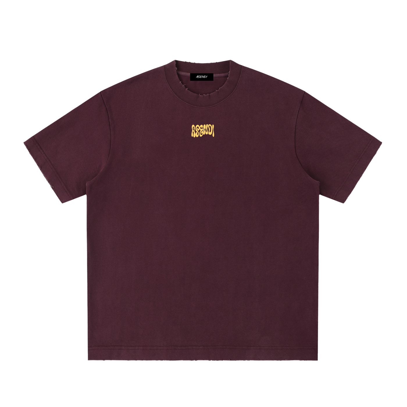 Heavyweight Vintage Washed Frayed T-Shirt