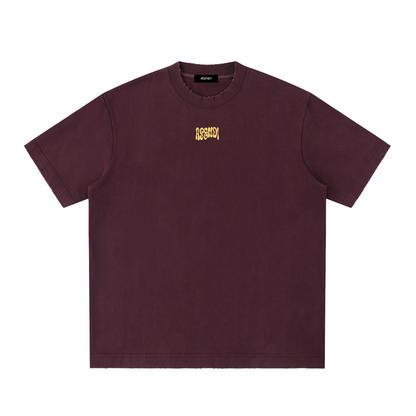 Heavyweight Vintage Washed Frayed T-Shirt
