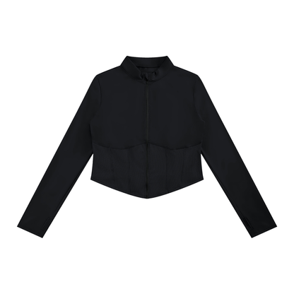 Slim Fit Full-Zip Yoga Jacket