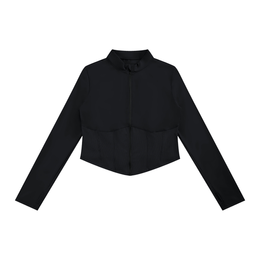 Slim Fit Full-Zip Yoga Jacket