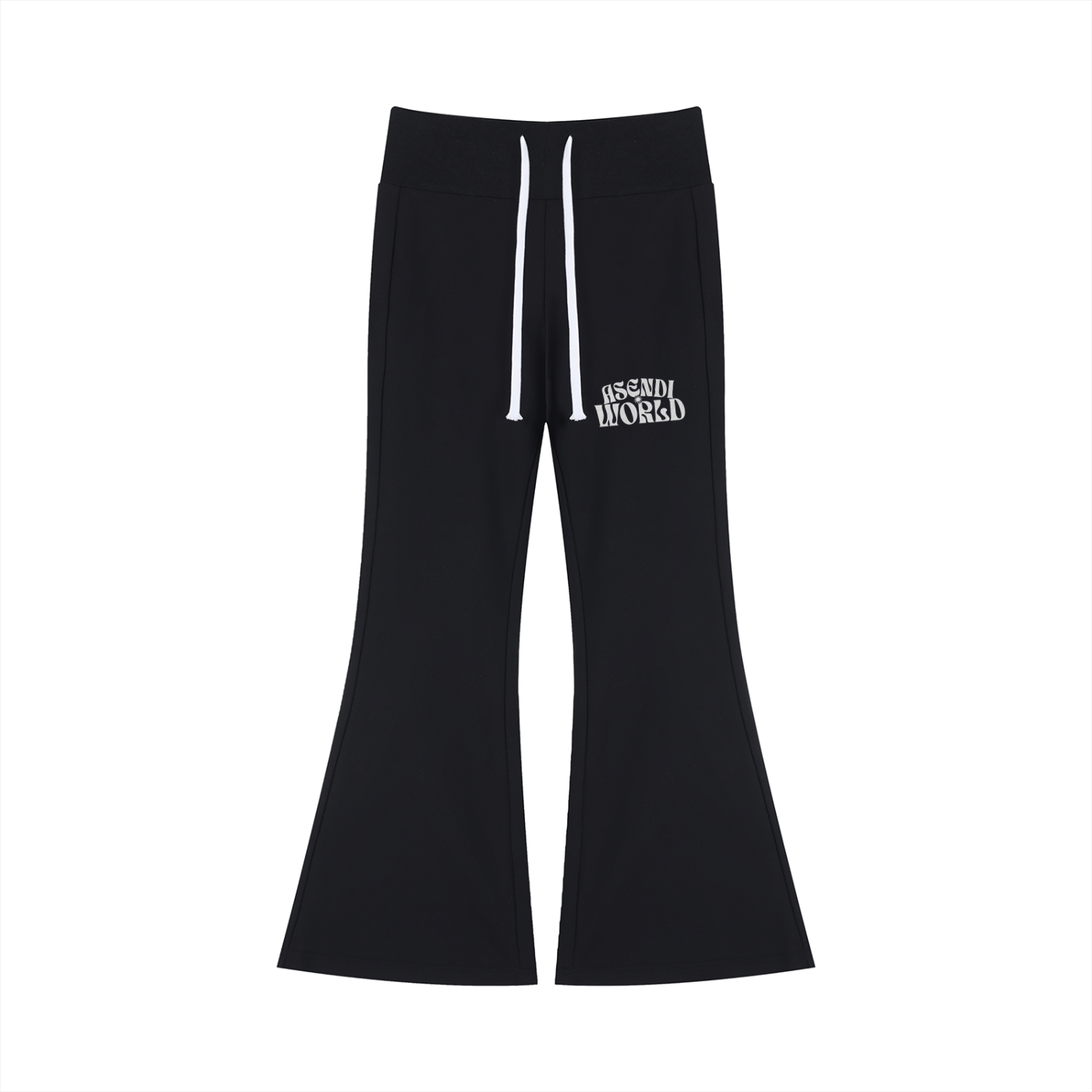 Drawstring Flared Leg Pants