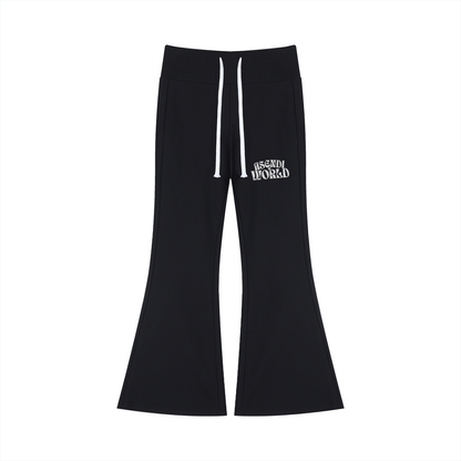 Drawstring Flared Leg Pants