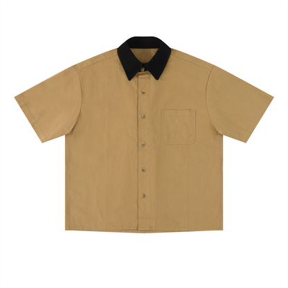 Color Block Short Sleeve Shirt