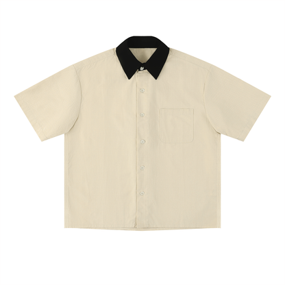 Color Block Short Sleeve Shirt
