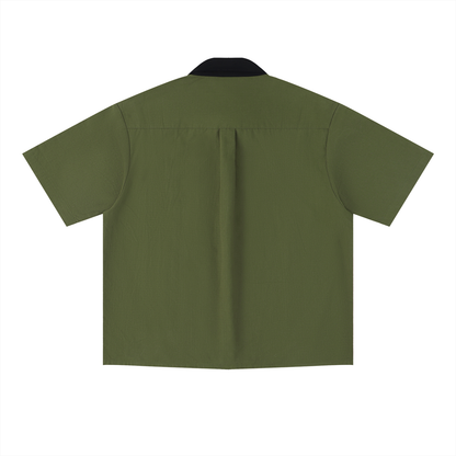 Color Block Short Sleeve Shirt