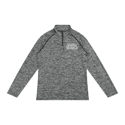 Men's Quarter-Zip Performance Long Sleeve T-Shirt