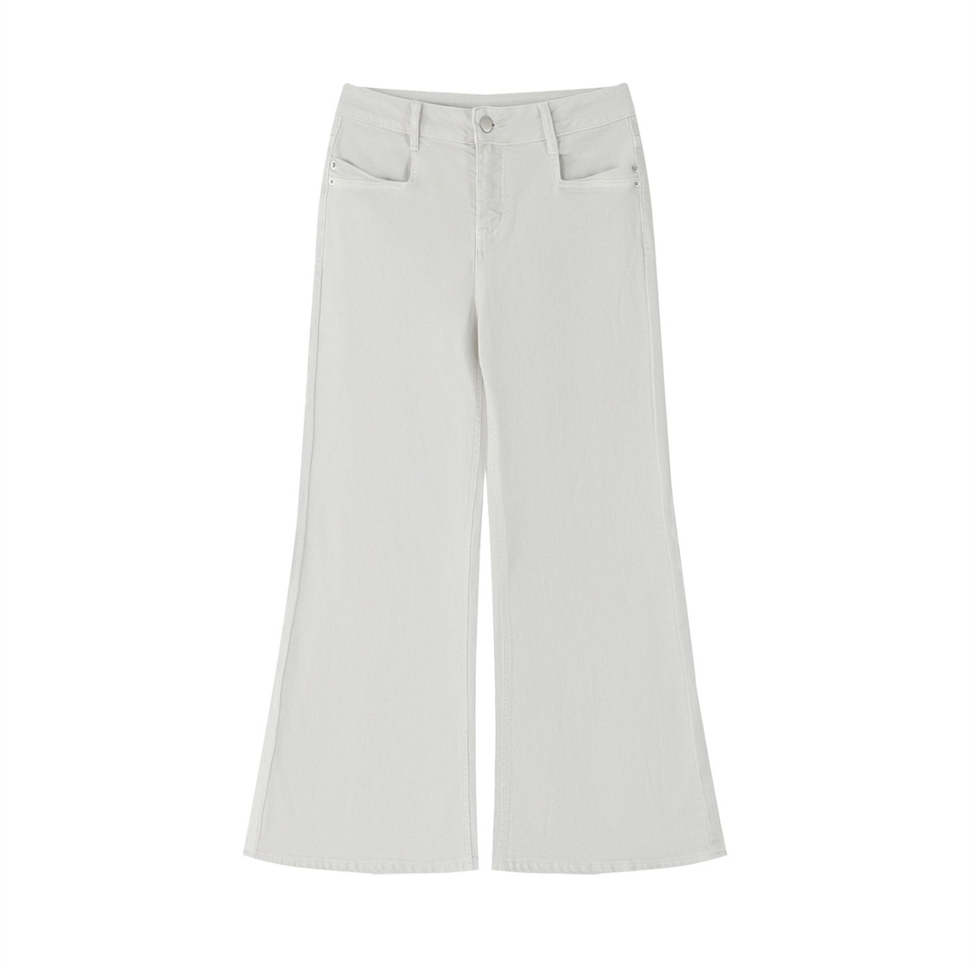 Vintage Wash Flared Leg Jeans