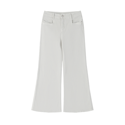 Vintage Wash Flared Leg Jeans