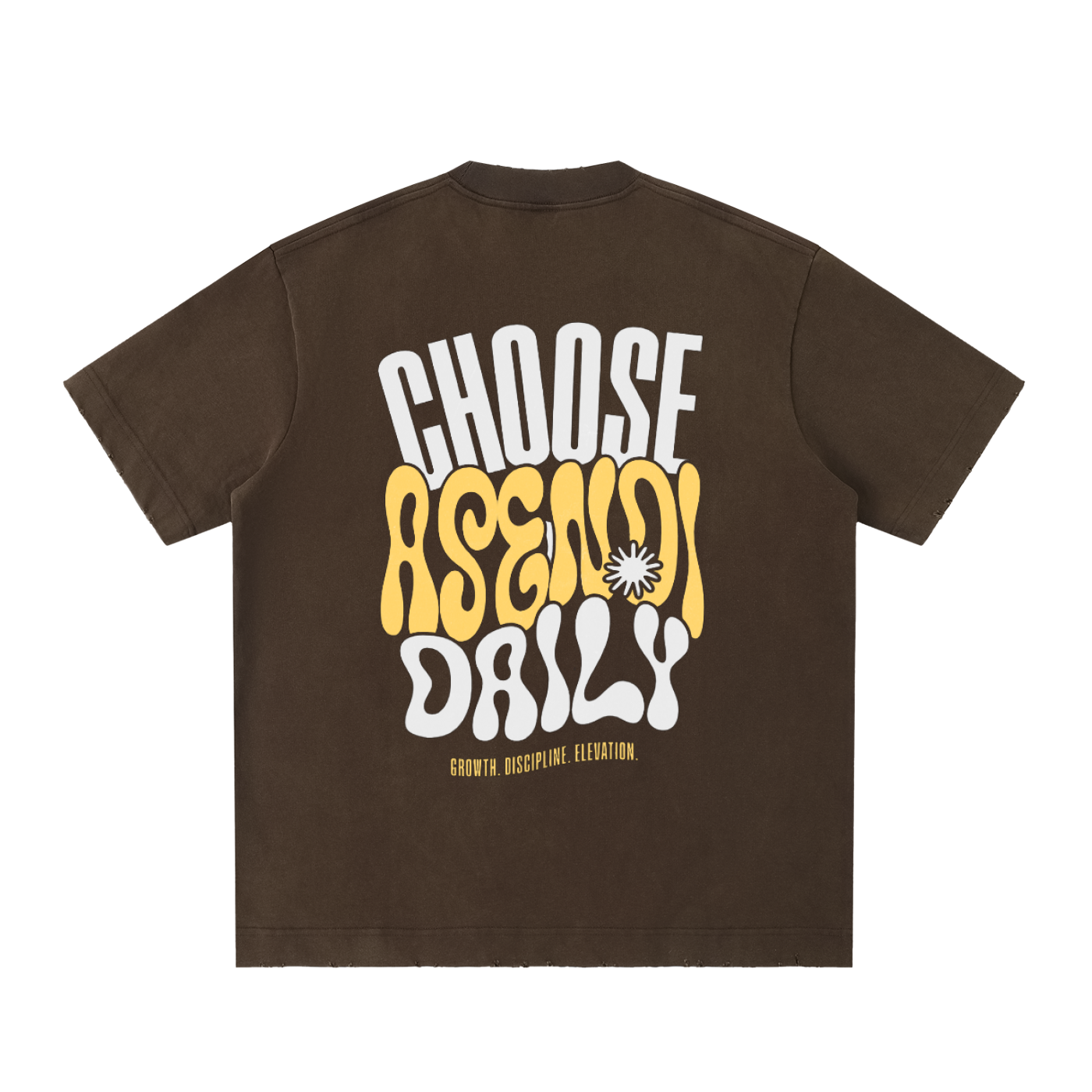 Heavyweight Vintage Washed Frayed T-Shirt