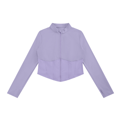 Slim Fit Full-Zip Yoga Jacket