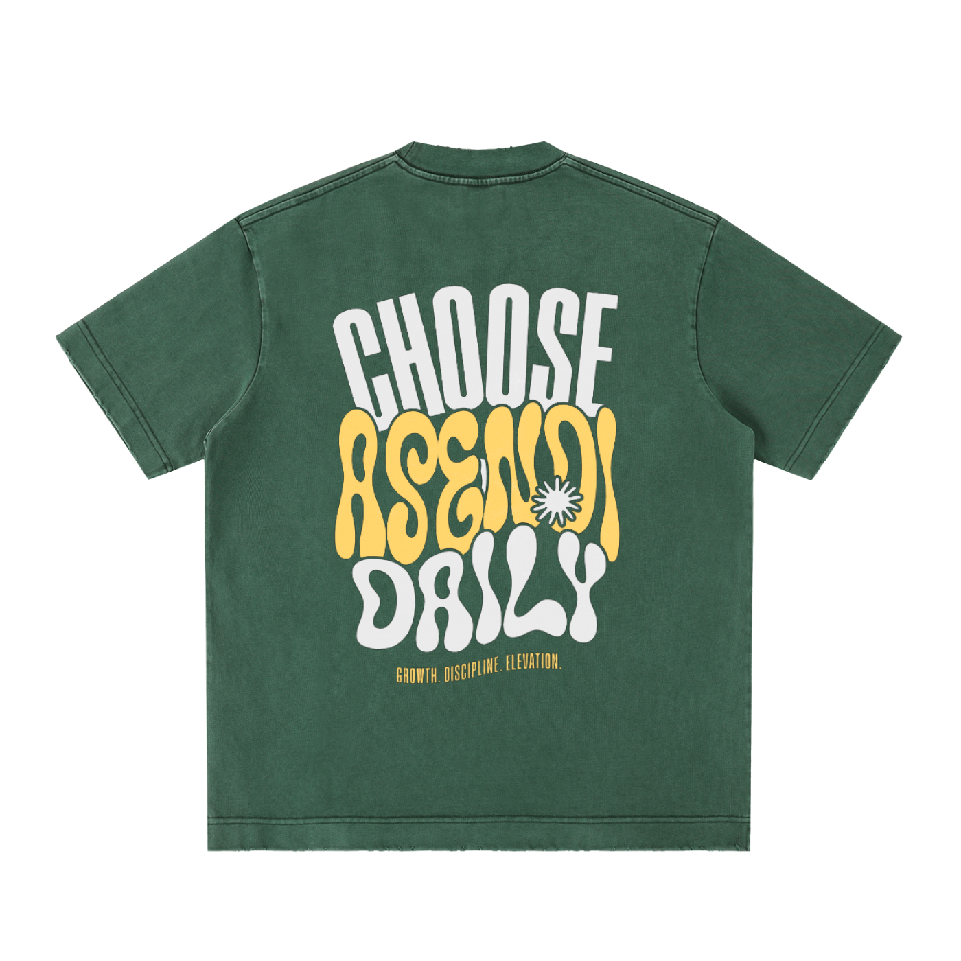 Heavyweight Vintage Washed Frayed T-Shirt