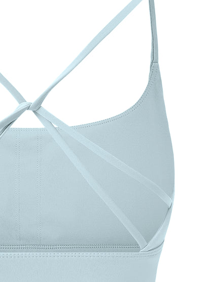 Strappy Criss Cross Yoga Sports Bra