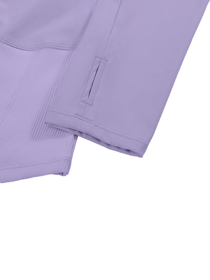 Slim Fit Full-Zip Yoga Jacket