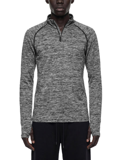 Men's Quarter-Zip Performance Long Sleeve T-Shirt
