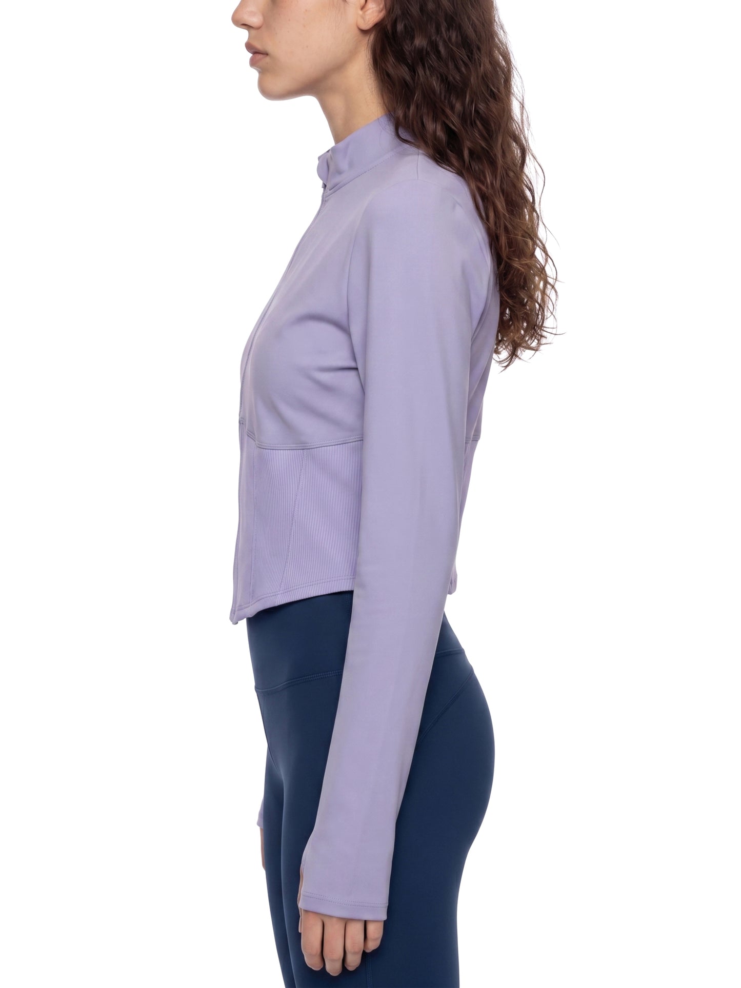 Slim Fit Full-Zip Yoga Jacket
