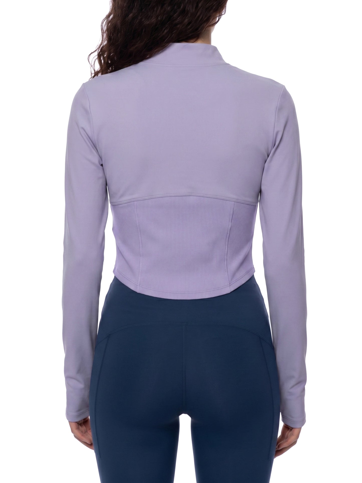 Slim Fit Full-Zip Yoga Jacket